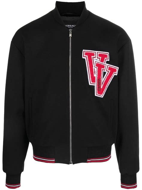 versace varsity bomber jacket